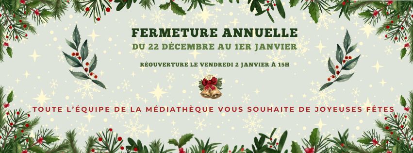 fermeture annuelle Couverture Facebook