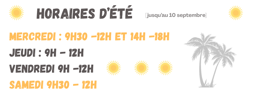 horaires dete Couverture Facebook